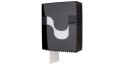 Dispensador Celtex Negro para papel higiénico Mini Jumbo