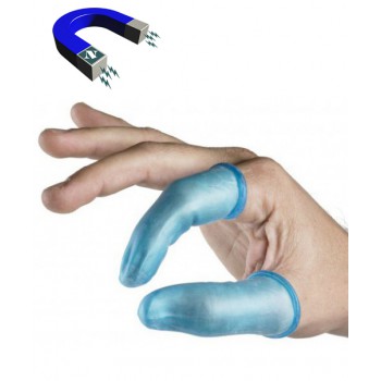 Guantes dedos de látex detectables